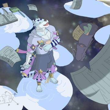 <渲染著幻境天空的羈絆色彩>青空星夜