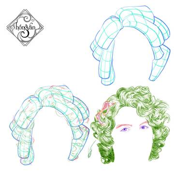 Hair study, part 3