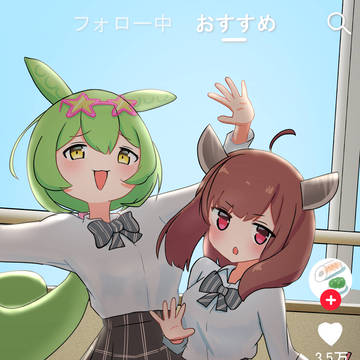 JKになったずんだもんときりたん