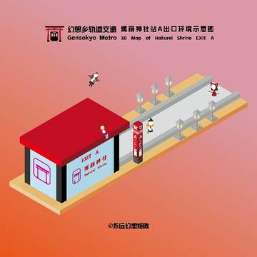 神社外的现代车站--博丽神社站