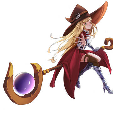 穿盔甲的魔女