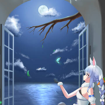 窓辺のぺこちゃん