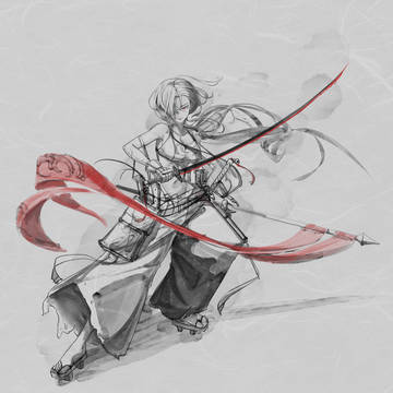 black and white sketch