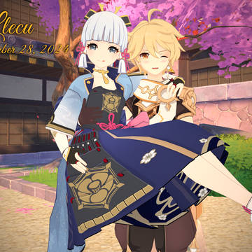 Ayaka and Aether