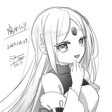 【らくがき】魔女ルリ