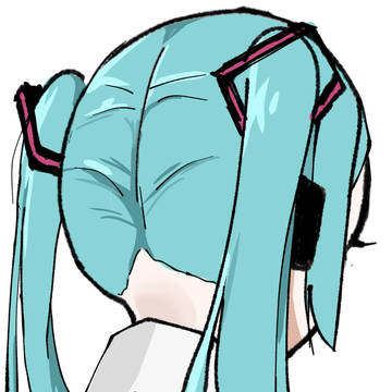 ツインテのうなじ