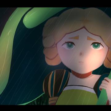 alone in the rain