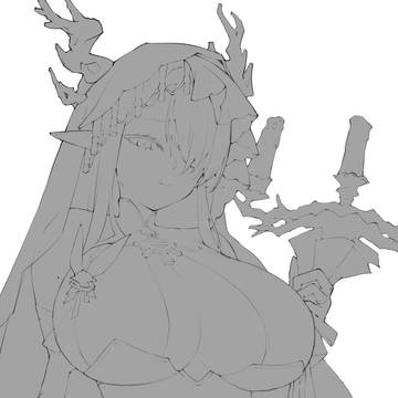 Epic Seven Scilla Sketch