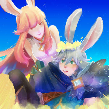 クインとライカ
