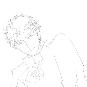 ざかざかとした落書き。