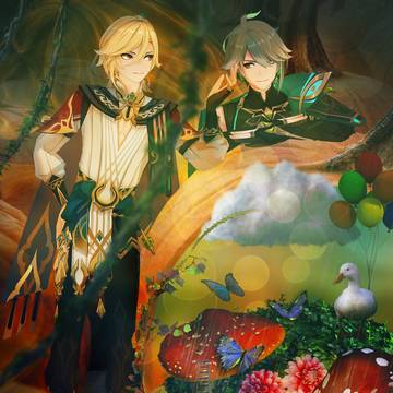 【MMD原神】アルハイゼン＆カーヴェ/ハロウィンVer