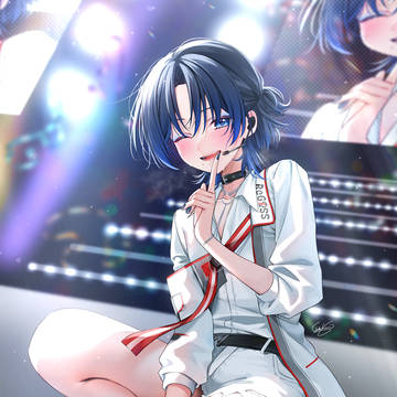 こっそりファンサ青くん