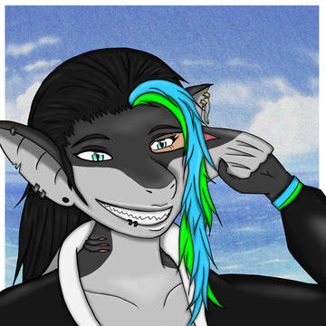 Profile picture: shark teeth