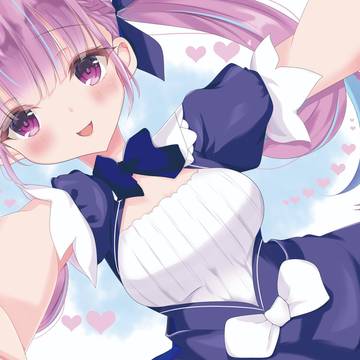 湊あくあ/イラスト