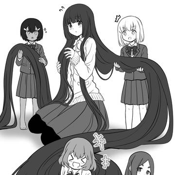 超ロングヘアー八重ちゃん