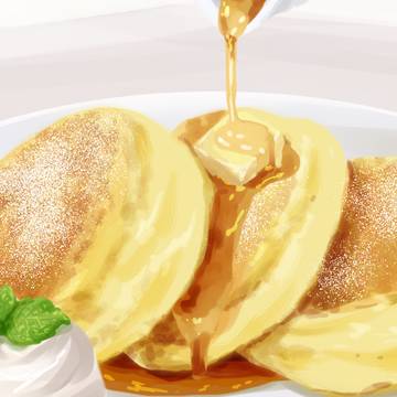 パンケーキ フリー素材