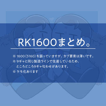 RK1600まとめ