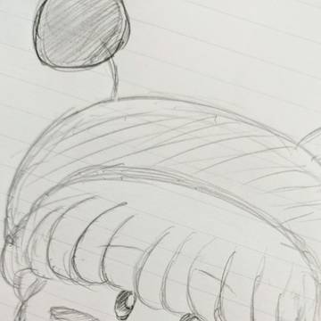シャーペンで描いたムルモ