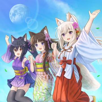 「空翔る」　（痛軸.com様で一点物掛軸として限定販売中）