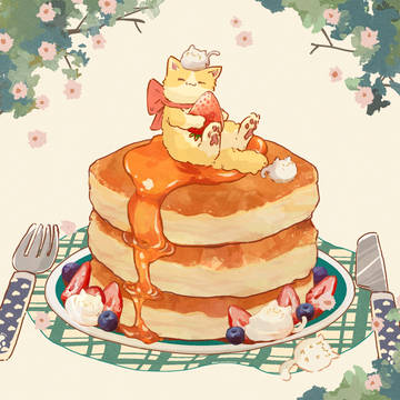 パンケーキ🥞🐈