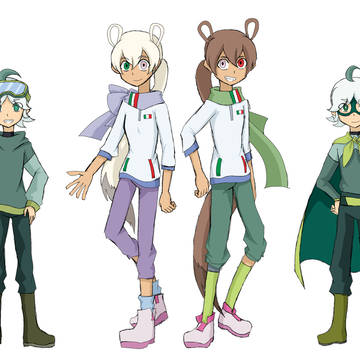 マスコット達を擬人化させてみた　その14