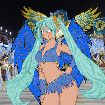 Brazilian carnival Miku
