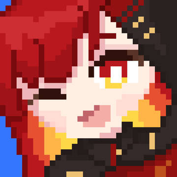Fire girl (game asset)