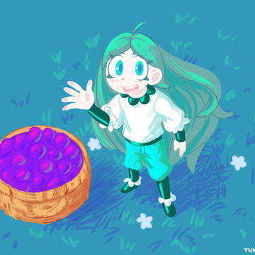 [OC] Hi ! 🫐🧺💚👋
