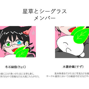 「星草とシーグラス」メンバー