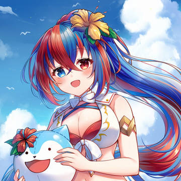 水着リュールちゃん！！！！(もう秋)