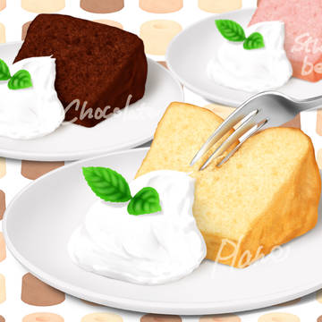 ふわふわシフォンケーキ