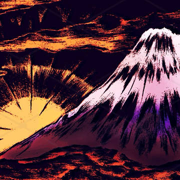 富士山イラスト