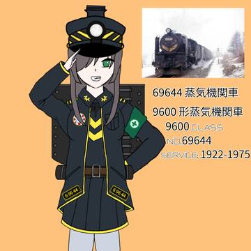 69644 蒸気機関車