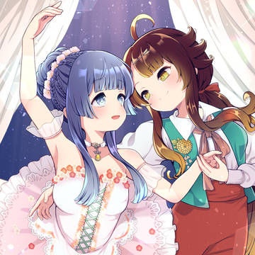 《Skeb》鉄花と朱菊のパ・ド・ドゥ♪