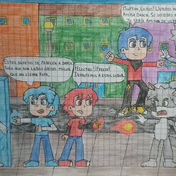 3 chicos vs. lobos grises