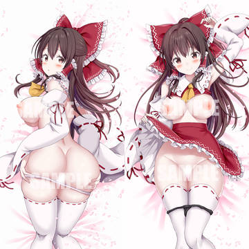 【秋例11】博麗霊夢抱き枕カバー150cm×50cm (R18)