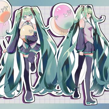 バルーンミクちゃん詰め合わせ💚