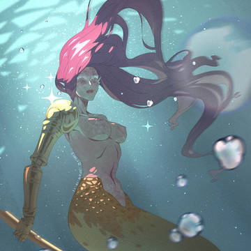 If Malenia were a mermaid .