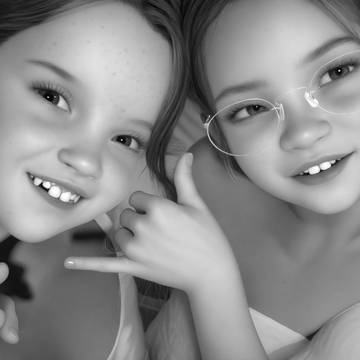 own vam girls in a mundane scene