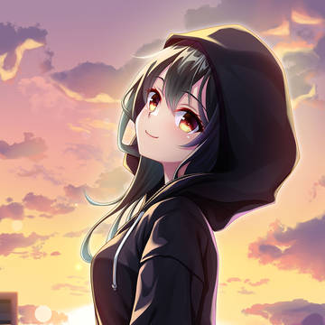 パーカー女子