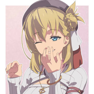 笑うアニエス
