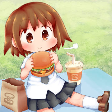 でかハンバーガーとチルやすな