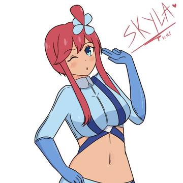 Skyla from pokemon