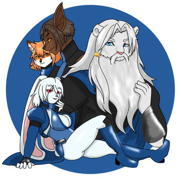 My Oc Team Blue apocalypse