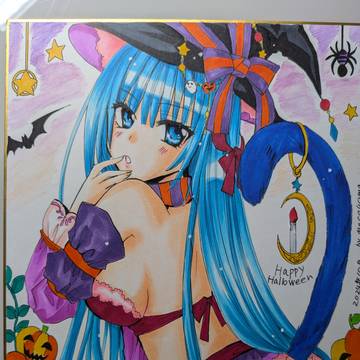 可愛いハロウィンの女の子