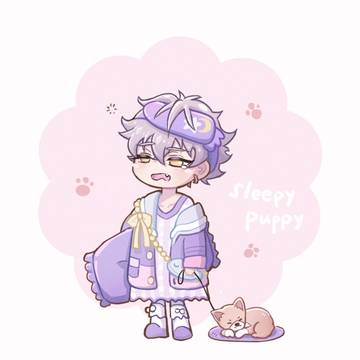 うとうとわんこ