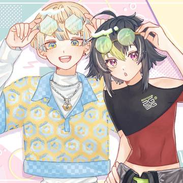🐝🤣中心おえかきまとめ