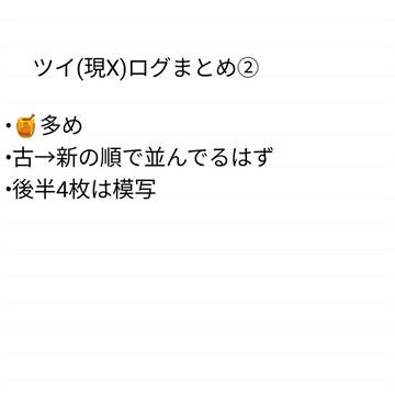 Twitter(現X)ログまとめ②