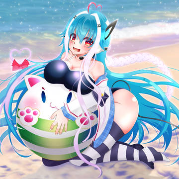 いちか&TAMA猫