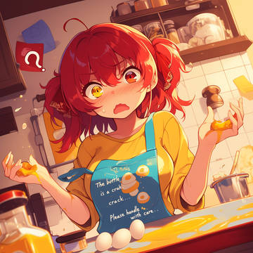 卵を味わうマヨネーズ -> ???